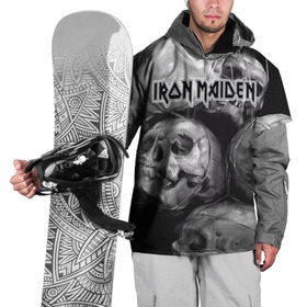Накидка на куртку 3D с принтом Iron Maiden в Тюмени, 100% полиэстер |  | Тематика изображения на принте: бас | британия | брюс дикинсон | гитара | группа | дева | железная | метал | нико макбрэйн | рок | стив харрис | хеви | яник герс