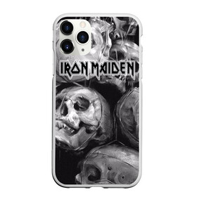 Чехол для iPhone 11 Pro матовый с принтом Iron Maiden в Тюмени, Силикон |  | Тематика изображения на принте: бас | британия | брюс дикинсон | гитара | группа | дева | железная | метал | нико макбрэйн | рок | стив харрис | хеви | яник герс