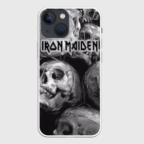 Чехол для iPhone 13 mini с принтом Iron Maiden в Тюмени,  |  | бас | британия | брюс дикинсон | гитара | группа | дева | железная | метал | нико макбрэйн | рок | стив харрис | хеви | яник герс