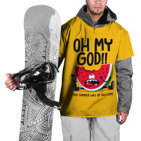 Накидка на куртку 3D с принтом Oh my God! в Тюмени, 100% полиэстер |  | Тематика изображения на принте: 