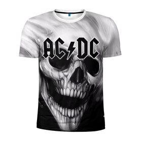 Мужская футболка 3D спортивная с принтом AC/DC  в Тюмени, 100% полиэстер с улучшенными характеристиками | приталенный силуэт, круглая горловина, широкие плечи, сужается к линии бедра | австралийская | ангус янг | блюз | группа | малькольм янг | рок | рок н ролл | стиви янг | хард