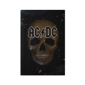 Обложка для паспорта матовая кожа с принтом AC/DC в Тюмени, натуральная матовая кожа | размер 19,3 х 13,7 см; прозрачные пластиковые крепления | австралийская | ангус янг | блюз | группа | малькольм янг | рок | рок н ролл | стиви янг | хард