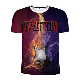 Мужская футболка 3D спортивная с принтом Led Zeppelin в Тюмени, 100% полиэстер с улучшенными характеристиками | приталенный силуэт, круглая горловина, широкие плечи, сужается к линии бедра | Тематика изображения на принте: блюз рок | британская | группа | джимми пейдж | джон пол джонс | роберт плант | рок | фолк рок | хард рок | хеви метал