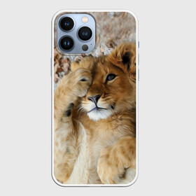 Чехол для iPhone 13 Pro Max с принтом Львенок в Тюмени,  |  | дикая кошка | животные | кот | кошка | лев | львенок | львица | мордочка | природа | тигр | хищник