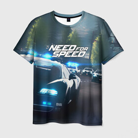 Мужская футболка 3D с принтом NEED FOR SPEED в Тюмени, 100% полиэфир | прямой крой, круглый вырез горловины, длина до линии бедер | Тематика изображения на принте: auto | game art | need for speed payback | nfs | nfs carbon | payback | sport | the carbon | transport | авто | гонки | карбон | машина | нфс | спорт | уличные гонки