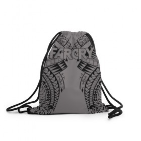 Рюкзак-мешок 3D с принтом Far Cry в Тюмени, 100% полиэстер | плотность ткани — 200 г/м2, размер — 35 х 45 см; лямки — толстые шнурки, застежка на шнуровке, без карманов и подкладки | 