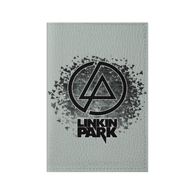 Обложка для паспорта матовая кожа с принтом Linkin Park  в Тюмени, натуральная матовая кожа | размер 19,3 х 13,7 см; прозрачные пластиковые крепления | Тематика изображения на принте: американская | группа | линкин | майк шинода | метал | музыка | ню | парк | поп | рок | рэп | феникс фаррелл | честер беннингтон | электроник