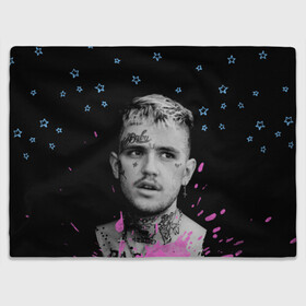 Плед 3D с принтом LIL PEEP - Runaway в Тюмени, 100% полиэстер | закругленные углы, все края обработаны. Ткань не мнется и не растягивается | beautiful | broken | daddy | dead | exclusive | heart | life | lil | lilpeep | music | peep | pump | rap | rapper | rip | runaway | tattoo | густав | лил | лилпип | мертв | память | пип | рип | рэп | рэпер | сердце | тату | умер