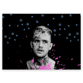 Поздравительная открытка с принтом LIL PEEP - Runaway в Тюмени, 100% бумага | плотность бумаги 280 г/м2, матовая, на обратной стороне линовка и место для марки
 | Тематика изображения на принте: beautiful | broken | daddy | dead | exclusive | heart | life | lil | lilpeep | music | peep | pump | rap | rapper | rip | runaway | tattoo | густав | лил | лилпип | мертв | память | пип | рип | рэп | рэпер | сердце | тату | умер