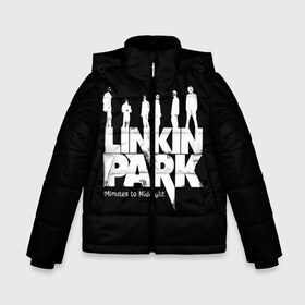 Зимняя куртка для мальчиков 3D с принтом Linkin Park в Тюмени, ткань верха — 100% полиэстер; подклад — 100% полиэстер, утеплитель — 100% полиэстер | длина ниже бедра, удлиненная спинка, воротник стойка и отстегивающийся капюшон. Есть боковые карманы с листочкой на кнопках, утяжки по низу изделия и внутренний карман на молнии. 

Предусмотрены светоотражающий принт на спинке, радужный светоотражающий элемент на пуллере молнии и на резинке для утяжки | американская | группа | линкин | майк шинода | метал | музыка | ню | парк | поп | рок | рэп | феникс фаррелл | честер беннингтон | электроник