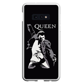 Чехол для Samsung S10E с принтом Queen в Тюмени, Силикон | Область печати: задняя сторона чехла, без боковых панелей | queen | брайан мэи | британская | группа | джон дикон | королева | роджер тейлор | рок | фредди меркьюри