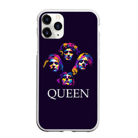 Чехол для iPhone 11 Pro Max матовый с принтом Queen в Тюмени, Силикон |  | Тематика изображения на принте: queen | брайан мэи | британская | группа | джон дикон | королева | роджер тейлор | рок | фредди меркьюри