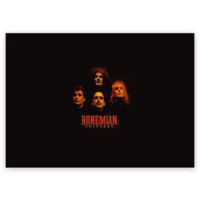 Поздравительная открытка с принтом Queen Bohemian Rhapsody в Тюмени, 100% бумага | плотность бумаги 280 г/м2, матовая, на обратной стороне линовка и место для марки
 | queen | брайан мэи | британская | группа | джон дикон | королева | роджер тейлор | рок | фредди меркьюри