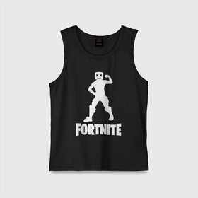 Детская майка хлопок с принтом FORTNITE x MARSHMELLO в Тюмени,  |  | 2019 | armor | armour | cybersport | esport | fortnite | game | llama | logo | броня | игра | киберспорт | лама | фиолетовый | фирменные цвета | фортнайт