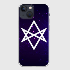 Чехол для iPhone 13 mini с принтом BMTH logo в Тюмени,  |  | Тематика изображения на принте: bmth | bring me the horizon | logo | metal | rock | логотип | метал | музыка | рок