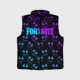 Детский жилет утепленный 3D с принтом FORTNITE MARSHMELLO NEON в Тюмени,  |  | 2019 | armor | armour | cybersport | esport | fortnite | game | llama | logo | броня | игра | киберспорт | лама | фиолетовый | фирменные цвета | фортнайт