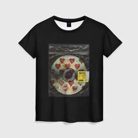 Женская футболка 3D с принтом Bring Me The Horizon - AMO в Тюмени, 100% полиэфир ( синтетическое хлопкоподобное полотно) | прямой крой, круглый вырез горловины, длина до линии бедер | album | bmth | bring me the horizon | cover | metal | rock | альбом | метал | музыка | обложка | рок
