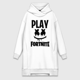 Платье-худи хлопок с принтом FORTNITE x MARSHMELLO в Тюмени,  |  | 2019 | armor | armour | cybersport | esport | fortnite | game | llama | logo | броня | игра | киберспорт | лама | фиолетовый | фирменные цвета | фортнайт