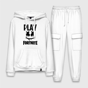 Мужской костюм хлопок с толстовкой с принтом FORTNITE x MARSHMELLO в Тюмени,  |  | 2019 | armor | armour | cybersport | esport | fortnite | game | llama | logo | броня | игра | киберспорт | лама | фиолетовый | фирменные цвета | фортнайт