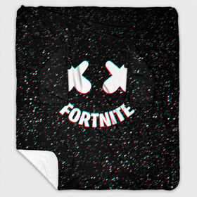 Плед с рукавами с принтом FORTNITE x MARSHMELLO в Тюмени, 100% полиэстер | Закругленные углы, все края обработаны. Ткань не мнется и не растягивается. Размер 170*145 | 2019 | armor | armour | cybersport | dj | esport | fortnite | galaxy | game | llama | logo | marshmello | space | usa | америка | броня | галакт | игра | киберспорт | клубная музыка | лама | маршмелло |