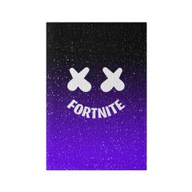 Обложка для паспорта матовая кожа с принтом FORTNITE x MARSHMELLO в Тюмени, натуральная матовая кожа | размер 19,3 х 13,7 см; прозрачные пластиковые крепления | 2019 | armor | armour | cybersport | esport | fortnite | game | llama | logo | броня | игра | киберспорт | лама | фиолетовый | фирменные цвета | фортнайт