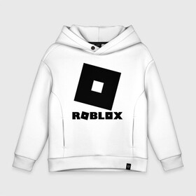 Детское худи Oversize хлопок с принтом ROBLOX в Тюмени, френч-терри — 70% хлопок, 30% полиэстер. Мягкий теплый начес внутри —100% хлопок | боковые карманы, эластичные манжеты и нижняя кромка, капюшон на магнитной кнопке | Тематика изображения на принте: game | gamer | logo | minecraft | roblox | simulator | игра | конструктор | лого | симулятор | строительство | фигура