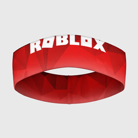 Повязка на голову 3D с принтом ROBLOX в Тюмени,  |  | game | gamer | logo | minecraft | roblox | simulator | игра | конструктор | лого | симулятор | строительство | фигура