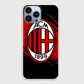 Чехол для iPhone 13 Pro Max с принтом Милан в Тюмени,  |  | Тематика изображения на принте: ac milan | diavolo | milan | rossoneri | дьяволы | италия | красно чёрные | милан | серия а | форма | футбол | футболист | футбольная | футбольный клуб