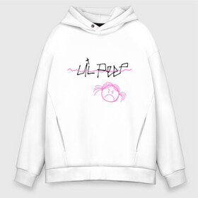 Мужское худи Oversize хлопок с принтом Lil Peep в Тюмени, френч-терри — 70% хлопок, 30% полиэстер. Мягкий теплый начес внутри —100% хлопок | боковые карманы, эластичные манжеты и нижняя кромка, капюшон на магнитной кнопке | gustav | lo fi | runaway | густав | лил | пип | пост эмо | реп | хип хоп | эмо рэп