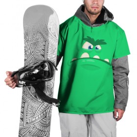 Накидка на куртку 3D с принтом Green monster в Тюмени, 100% полиэстер |  | 