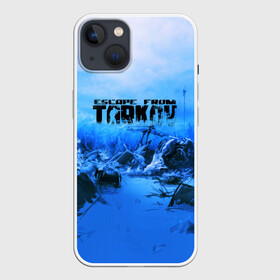 Чехол для iPhone 13 с принтом Escape From Tarkov в Тюмени,  |  | 2028 | battlestate | battlestate games | bear | contract wars | eft | escape | escape from tarkov | games | hired ops | hops | r.2028 | russia 2028 | tarkov | usec | хопс | чвк