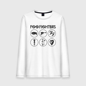 Мужской лонгслив хлопок с принтом Foo Fighters в Тюмени, 100% хлопок |  | foo fighters | nirvana | альтернативный рок | группы | дейв грол | музыка | постгранж | рок | хард рок