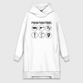 Платье-худи хлопок с принтом Foo Fighters в Тюмени,  |  | foo fighters | nirvana | альтернативный рок | группы | дейв грол | музыка | постгранж | рок | хард рок