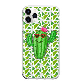 Чехол для iPhone 11 Pro матовый с принтом Позитивный кактус в Тюмени, Силикон |  | Тематика изображения на принте: веселый кактус | зеленый | иголки | кактусы | колючий | летний | лето | настроение | прикольный | радостный | счастье | цветок | цветы | эмоции