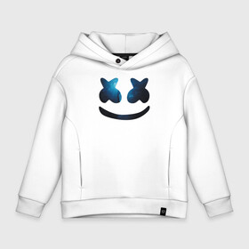 Детское худи Oversize хлопок с принтом Marshmello в Тюмени, френч-терри — 70% хлопок, 30% полиэстер. Мягкий теплый начес внутри —100% хлопок | боковые карманы, эластичные манжеты и нижняя кромка, капюшон на магнитной кнопке | chris comstock | electronic | joytime | marshmallow | marshmello | клубная | маршмелло | маршмеллоу | электронная музыка