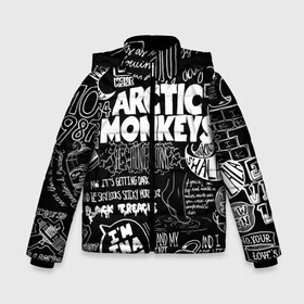 Зимняя куртка для мальчиков 3D с принтом Arctic Monkeys в Тюмени, ткань верха — 100% полиэстер; подклад — 100% полиэстер, утеплитель — 100% полиэстер | длина ниже бедра, удлиненная спинка, воротник стойка и отстегивающийся капюшон. Есть боковые карманы с листочкой на кнопках, утяжки по низу изделия и внутренний карман на молнии. 

Предусмотрены светоотражающий принт на спинке, радужный светоотражающий элемент на пуллере молнии и на резинке для утяжки | arctic monkeys | алекс тёрнер | арктик манкиз | группы | джейми кук | инди | музыка | мэтт хелдерс | ник омэлли | постпанк | рок