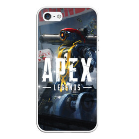 Чехол для iPhone 5/5S матовый с принтом APEX Legends в Тюмени, Силикон | Область печати: задняя сторона чехла, без боковых панелей | 2 | 2019 | 3 | apex | game | legends | titanfall | игра | титанфолл