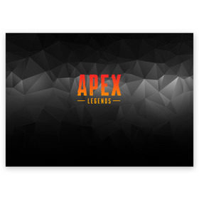 Поздравительная открытка с принтом APEX LEGEND в Тюмени, 100% бумага | плотность бумаги 280 г/м2, матовая, на обратной стороне линовка и место для марки
 | abstraction | apex | apex legends | battle | battle royal | titanfall | абстракция | апекс | апекс легендс | батл рояль | битва | война | королевская битва