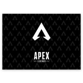 Поздравительная открытка с принтом APEX LEGENDS в Тюмени, 100% бумага | плотность бумаги 280 г/м2, матовая, на обратной стороне линовка и место для марки
 | apex | apex legends | battle | battle royal | titanfall | апекс | апекс легендс | батл рояль | битва | война | королевская битва