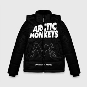 Зимняя куртка для мальчиков 3D с принтом Arctic Monkeys в Тюмени, ткань верха — 100% полиэстер; подклад — 100% полиэстер, утеплитель — 100% полиэстер | длина ниже бедра, удлиненная спинка, воротник стойка и отстегивающийся капюшон. Есть боковые карманы с листочкой на кнопках, утяжки по низу изделия и внутренний карман на молнии. 

Предусмотрены светоотражающий принт на спинке, радужный светоотражающий элемент на пуллере молнии и на резинке для утяжки | arctic monkeys | алекс тёрнер | арктик манкиз | группы | джейми кук | инди | музыка | мэтт хелдерс | ник омэлли | постпанк | рок