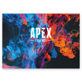 Поздравительная открытка с принтом Apex Legends в Тюмени, 100% бумага | плотность бумаги 280 г/м2, матовая, на обратной стороне линовка и место для марки
 | apex | battle royale | legends | titanfall | апекс | легенды