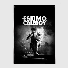 Постер с принтом Eskimo Callboy в Тюмени, 100% бумага
 | бумага, плотность 150 мг. Матовая, но за счет высокого коэффициента гладкости имеет небольшой блеск и дает на свету блики, но в отличии от глянцевой бумаги не покрыта лаком | Тематика изображения на принте: bury me in vegas | crystals | danskimo | eskimo callboy | sushi | the scene | we are the mess | группы | метал | музыка | рок | эскимо колбой