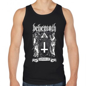 Мужская майка хлопок с принтом Behemoth в Тюмени, 100% хлопок |  | behemoth | black metal | death metal | inferno | nergal | orion | seth | блэк метал | группы | дэт метал | метал | музыка | рок