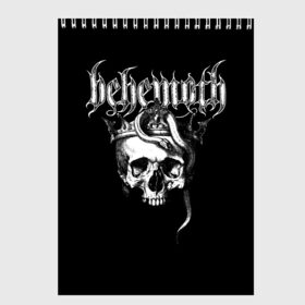 Скетчбук с принтом Behemoth в Тюмени, 100% бумага
 | 48 листов, плотность листов — 100 г/м2, плотность картонной обложки — 250 г/м2. Листы скреплены сверху удобной пружинной спиралью | behemoth | black metal | death metal | inferno | nergal | orion | seth | блэк метал | группы | дэт метал | метал | музыка | рок