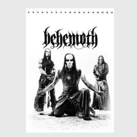 Скетчбук с принтом Behemoth в Тюмени, 100% бумага
 | 48 листов, плотность листов — 100 г/м2, плотность картонной обложки — 250 г/м2. Листы скреплены сверху удобной пружинной спиралью | Тематика изображения на принте: behemoth | black metal | death metal | inferno | nergal | orion | seth | блэк метал | группы | дэт метал | метал | музыка | рок