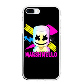 Чехол для iPhone 7Plus/8 Plus матовый с принтом Marshmello в Тюмени, Силикон | Область печати: задняя сторона чехла, без боковых панелей | alone | beautiful now | disc | dj | jockey | marshmallow | американский | диджей | дискотека | маршмэллоу | продюсер