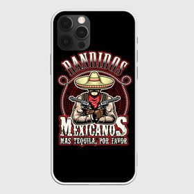 Чехол для iPhone 12 Pro Max с принтом Bandidos в Тюмени, Силикон |  | cartridges | drawing | graphic | hat | mexican | mexico | ornament | patterns | revolvers | rope | tape | tequila | thug | weapon | бандит | верёвка | графика | лента | мексика | мексиканский | орнамент | оружие | патроны | револьверы | рисунок | текила |