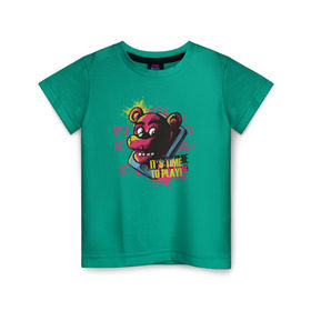 Детская футболка хлопок с принтом Five Nights at Freddy`s в Тюмени, 100% хлопок | круглый вырез горловины, полуприлегающий силуэт, длина до линии бедер | 