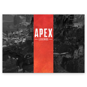 Поздравительная открытка с принтом APEX LEGENDS (Titanfall) в Тюмени, 100% бумага | плотность бумаги 280 г/м2, матовая, на обратной стороне линовка и место для марки
 | apex | apexlegends | battle | fall | legends | online | robot | royale | titan | titanfall | апекс | битва | игра | игры | королевская | легенд | легендс | легенды | лого | меха | мехи | онлайн | роботы | символ | титанфол | шутер