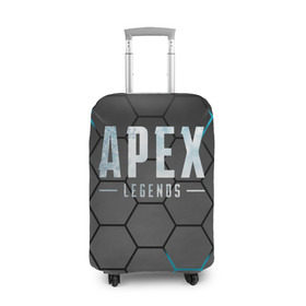 Чехол для чемодана 3D с принтом Apex Legends в Тюмени, 86% полиэфир, 14% спандекс | двустороннее нанесение принта, прорези для ручек и колес | apex | battle royale | legends | titanfall | апекс | легенды | тайтанфол | титанфол